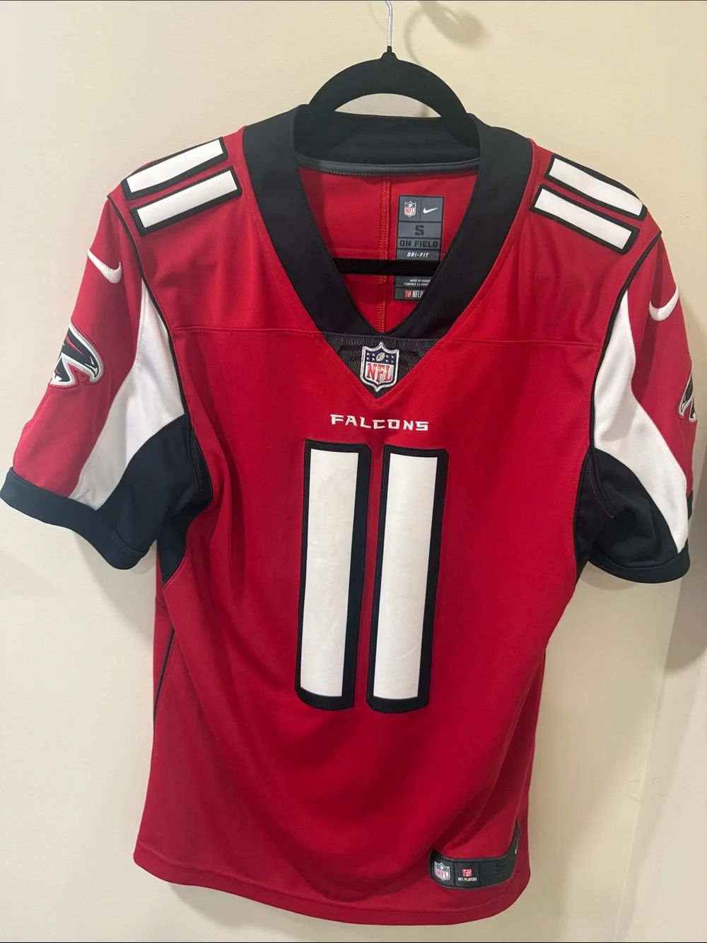 Nike Red Atlanta Falcons #11 Men's Football Jersey